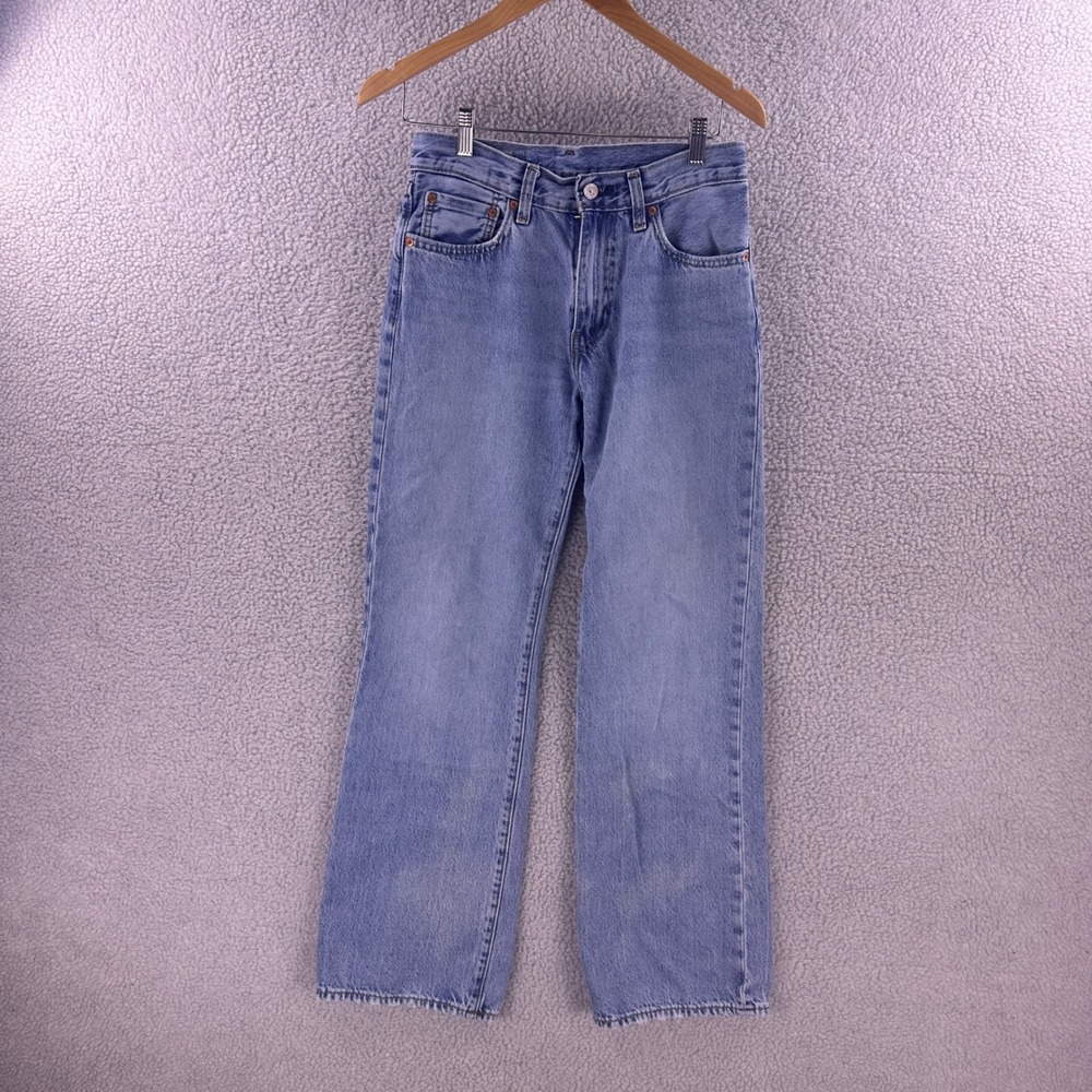Levis Premium 567 Loose Straight Leg Jeans Light Wash Blue W29 L32